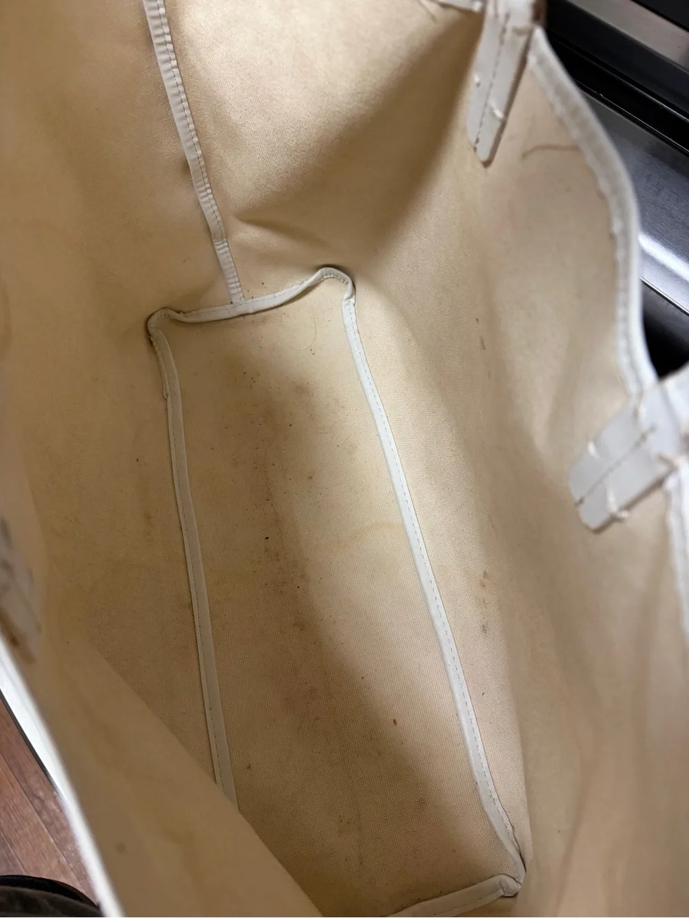 Goyard Off-White/Beige Patterned Saint Louis Tote